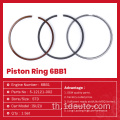 ชิ้นส่วนอัตโนมัติ Isuzu Piston Ring 6BB1 5-12121-002